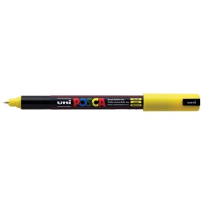 AK UNI marker PC-1MR žuti 2 POSCA /0.7mm