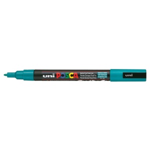 AK UNI marker PC-3M zeleni emerald 31 petrolej POSCA /0.9-1.3mm