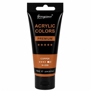 Akrilna boja 026 copper 75 ml
