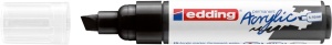 Akrilni marker black E-5000 broad 5-10mm kosi vrh