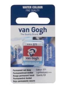 Akvarel gogh 371 permanent red deep