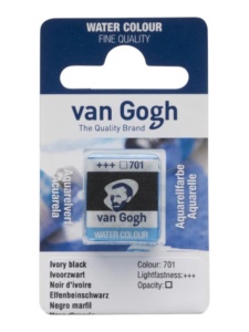 Akvarel gogh 701 ivory black 13g