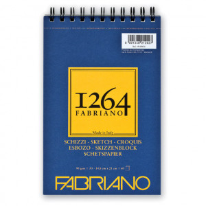 Blok 1264 Sketches spirala gore A5 60L 90g (natural grain)