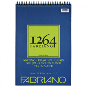 Blok Drawing 1264 spirala gore A3 50L 180g (natural grain)