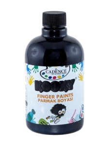 Boja za crtanje prstma- 3002 black 500ml