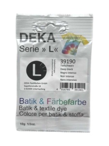 Boja za ručno farbanje tekstila crna