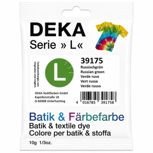 Boja za ručno farbanje tekstila zelena L75