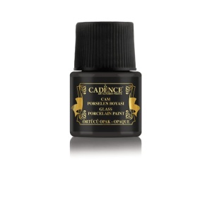 Boja za staklo i keramiku pokrivna 002 black 45 ml