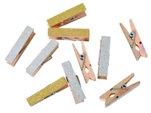 Crafty drvene stipaljke sljokice mix deco 10k