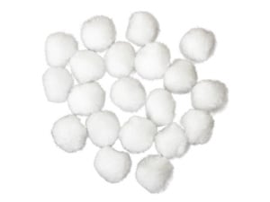 Crafty pom pom bela 20mm 20K
