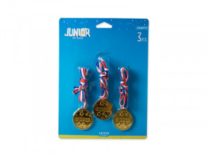 Crafty winner medalje zlatna pvc 3k