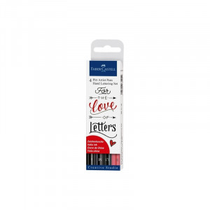 Hand Lettering Set 4pcs Pitt Artist Pens