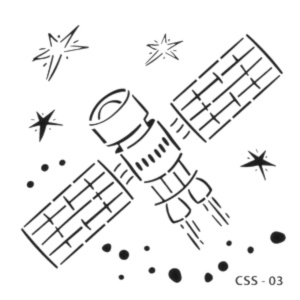 Kids stencil CSS-03 25X25cm