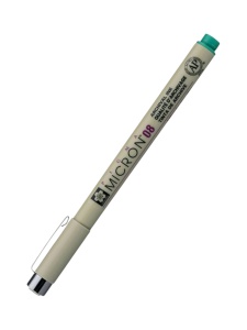 Liner green 29 0.5mm Pigma Micron 08