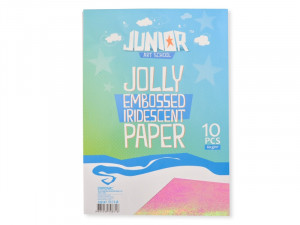 Papir embossed A4 pink svetlucavi 60g