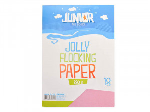 Papir flocking A4 pink 80g
