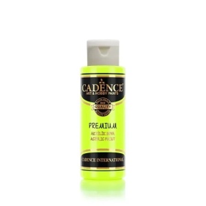 Premium acyrilic paints flouroscent yellow 70 ml