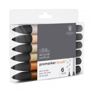 Promarker Brush Skin Tones set 6pcs - Img 1