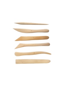 Set alata drvenih za glinu 1-6