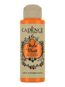 Style matt acyrilic S-9016 captive orange 120 ml