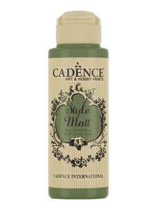 Style matt acyrilic S-9052 camuflage green120 ml