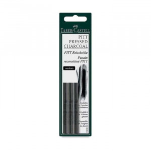 Ugljen compressed charcoal stick, set of 3 medium