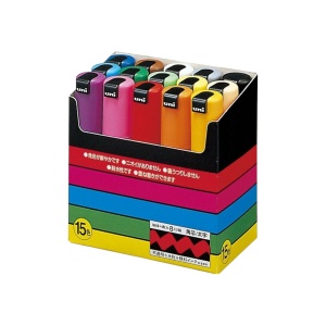UNI SET PC-8K Posca 15 kom - Img 1