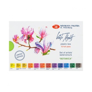 Watercolor set White Nights Botanica 12pcs