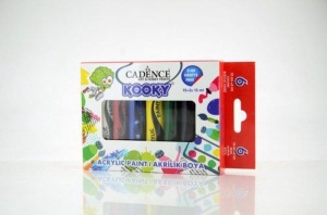 Acrylic paint kooky 6 pieces
