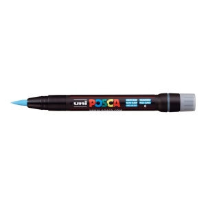 AK UNI marker PCF-350 brush plavi svetlo 8 POSCA
