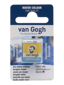 Akvarel gogh 269 azo yellow medio 13g