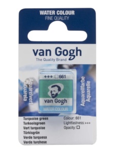 Akvarel gogh 661 turquoise green 13g