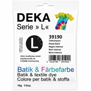 Boja za ručno farbanje tekstila crna