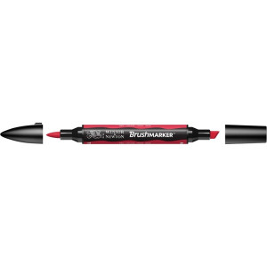 Brush marker R666 red