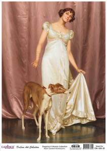 Elegance in woman EW-08 collection 30X42CM