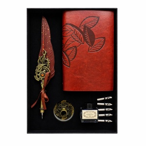 Kaligrafski set sa rokovnikom 251391 braon