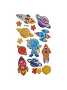 Kraft stiker 3D svemir SC2807