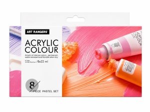 Set akrilnih boja pastel 8x22ml