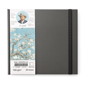 Sketchbook 220x230 van gogh zeleni 30l 160gr 251301