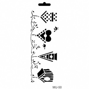 Stencil mix media MU50 series 10*25