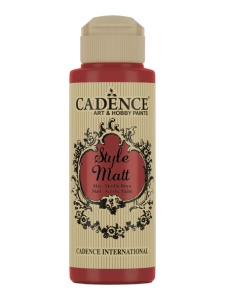 Style matt acyrilic S-9042 coral red 120 ml