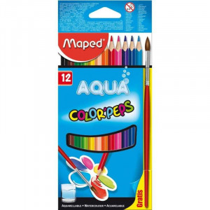 Watercolour 12pcs u olovci Peps+Četkica