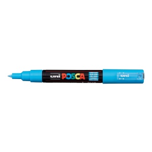 AK UNI marker PC-1M plavi svetlo 8 (light blue) POSCA /0.7mm