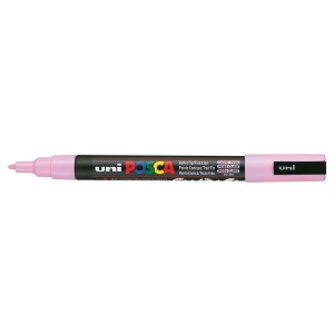 AK UNI marker PC-3M roze svetlo 51 (light pink) POSCA