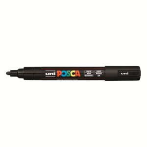 AK UNI marker PC-5M crni 24 POSCA