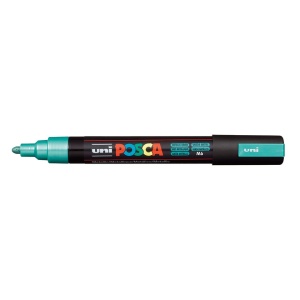 AK UNI marker PC-5M metalik zeleni m6 POSCA /1.8-2.5mm