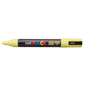 AK UNI marker PC-5M žuta p2 sunshine POSCA