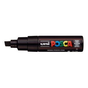 AK UNI marker PC-8K crni 24 POSCA 8mm