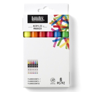 Akrilni marker 6x2mm Fluorescents