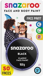 Boja za lice 18ml black blister